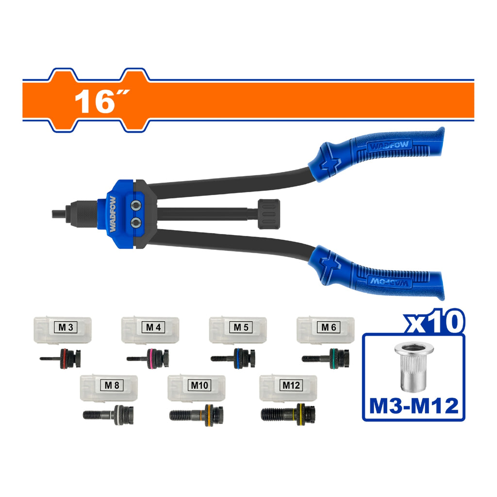 [SKUIMG]WHR5B16|REMACHADORA DE TUERCAS DE 16" CON MANDRILES Y TUERCAS. SE VENDE EN KIT.