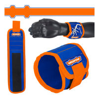 [SKUIMG]WHV1401|PULSERA MAGNÉTICA AJUSTABLE PARA TORNILLOS 35CM X10CM. INCLUYE 10 IMANES FUERTES Y BOLSILLO.
