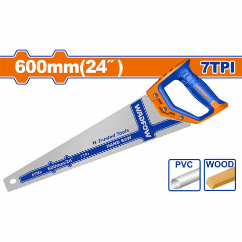 [SKUIMG]WHW1124|SERRUCHO 24" 7TPI ESPESOR: 0.9MM CON PROTECTOR DE DIENTES. SIERRA DE MANO