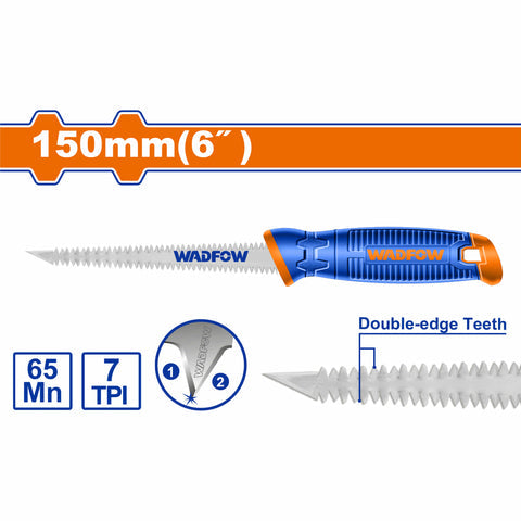 [SKUIMG]WHW3G62|SIERRA DOBLE FILO PARA GYPSUM DE 6. 65MN. 7TPI. SERRUCHO PARA PARED DE YESO.
