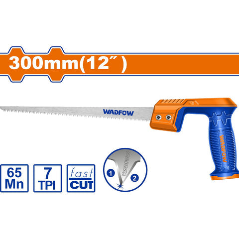 [SKUIMG]WHW6G12|WHW6G12.jpg|SIERRA DE COMPAS DE 12"/300MM 65MN 7TPI, CON DIENTES RECTIFICADOS DE PRECISIÓN.