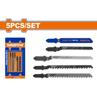 [SKUIMG]WJB1K51|WJB1K51.jpg|HOJAS DE SIERRA CALADORA MIXTAS. (HCS T244D, T101D, T101B, T118A, HSS T118A) SET DE 5 PZAS.
