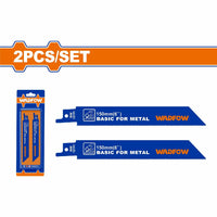 [SKUIMG]WJT922EF|HOJAS DE SIERRA SABLE PARA METAL. 150MM(6") 18TPI. SET DE 2 PIEZAS.