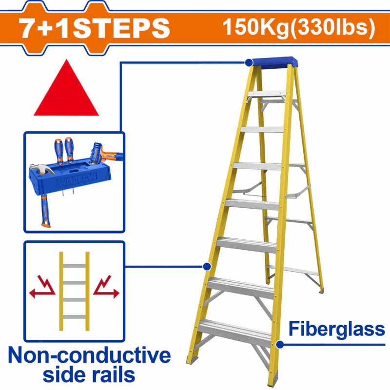 [SKUIMG]WLD0908|WLD0908-FRONTEND-TPc-JoQqPYXoSad7.png|ESCALERA DE FIBRA DE VIDRIO 8 ESCALONES. ALTURA DE PASO: 280MM. CARGA MÁXIMA: 150KG.