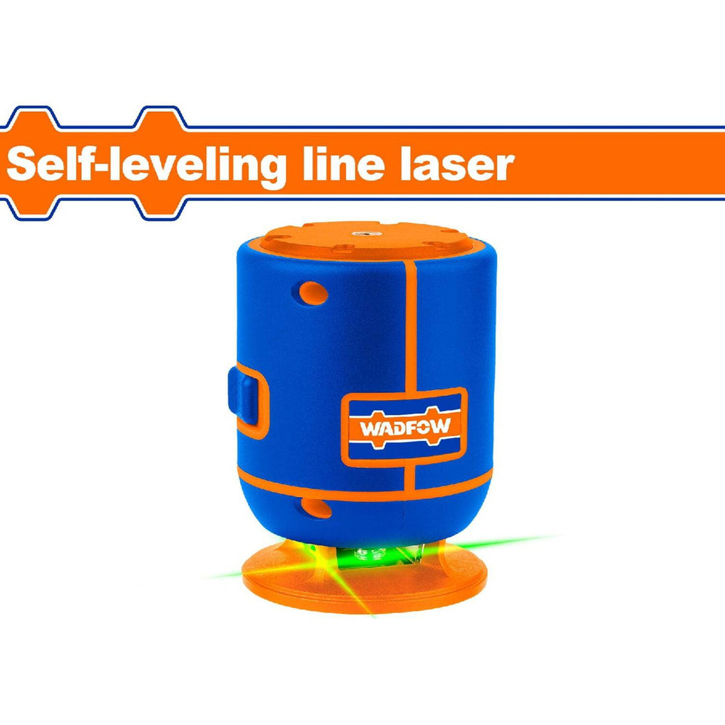 [SKUIMG]WLE1M04|WLE1M04.jpg|NIVEL DE LASER AUTONIVELANTE LASER VERDE. RANGO DE TRABAJO: 0~30M. HORIZONTE DE 360°.