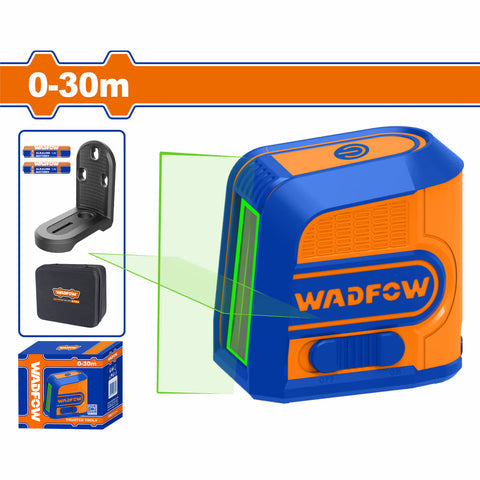 [SKUIMG]WLE2M03|NIVEL LASER DE LINEA AUTONIVELANTE VERDE. RANGO DE TRABAJO:0-30M. PRECISION DE LINEA: 2MM A 5M NIVEL
