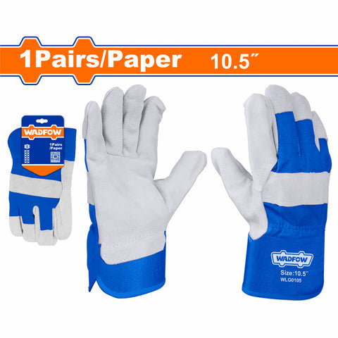 [SKUIMG]WLG0105|GUANTES DE CUERO 10.5 DOBLE COSTURA. (1 PAR) GUANTES DE SOLDADOR.
