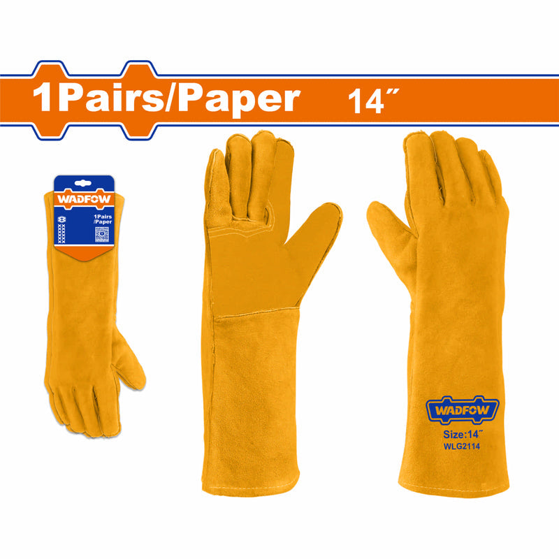[SKUIMG]WLG2114|GUANTES PARA SOLDAR 14" COSTURAS REFORZADAS.