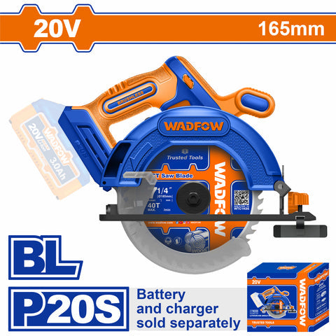 [SKUIMG]WLWP5520|WLWP5520.jpg|SIERRA CIRCULAR INALAMBRICA 20V DISCO 6-1/2" 5200RPM. BATERIA Y CARGADOR POR SEPARADO.
