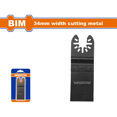 [SKUIMG]WMA2K34|CUCHILLA PARA SIERRA OSCILANTE DE BI-METAL. 34X40MM. CORTE EN METAL. DIENTES FRESADOS Y ONDULADOS.