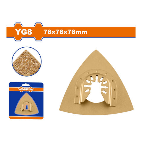[SKUIMG]WMA7K78|CUCHILLA MULTIHERRAMIENTA CON CARBURO DE SILICIO PARA LIJADORA DELTA 78X78X78MM
