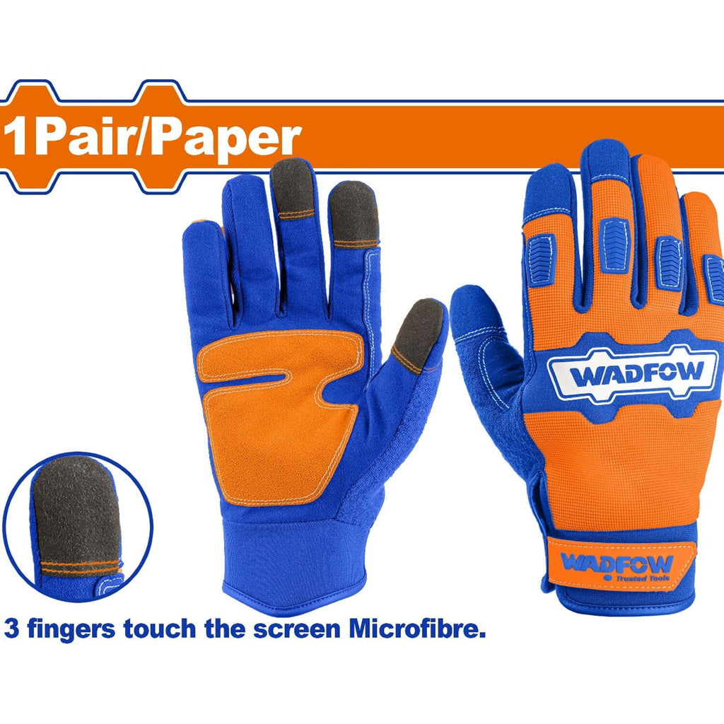 [SKUIMG]WMG1E03|GUANTES PARA MECÁNICO CON PVC REFORZADO Y CAUCHO EN LA PALMA. TAMAÑO XL. SE VENDE UN PAR.