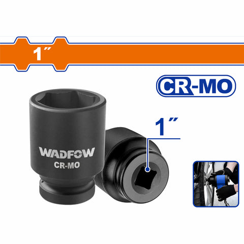 [SKUIMG]WMS8221|SOCKETS DE IMPACTO 1". MATERIAL CR-MO. TRATAMIENTO TERMICO. DADOS MILIMETRICOS