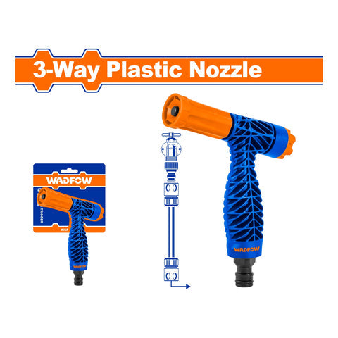 [SKUIMG]WNE7E34|PISTOLA BOQUILLA DE AGUA PARA MANGUERA DE AGUA AJUSTABLE A 3 MANERAS DIFERENTES DE SALIDA DEL AGUA.