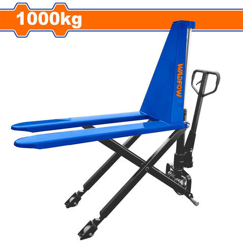 [SKUIMG]WNH5R10|WNH5R10.jpg|TRANSPALETA MANUAL DE TIJERA 1000KG. APILADOR JACK PALLET MANUAL CARRETILLA ELEVADORA ALT. MIN\MAX: