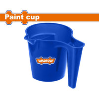 [SKUIMG]WNP1302|TAZA RECIPIENTE DE PINTURA 600ML. IDEAL PARA TRABAJOS DE RETOQUES. CON MANGO DE PLÁSTICO. BORDE: 120