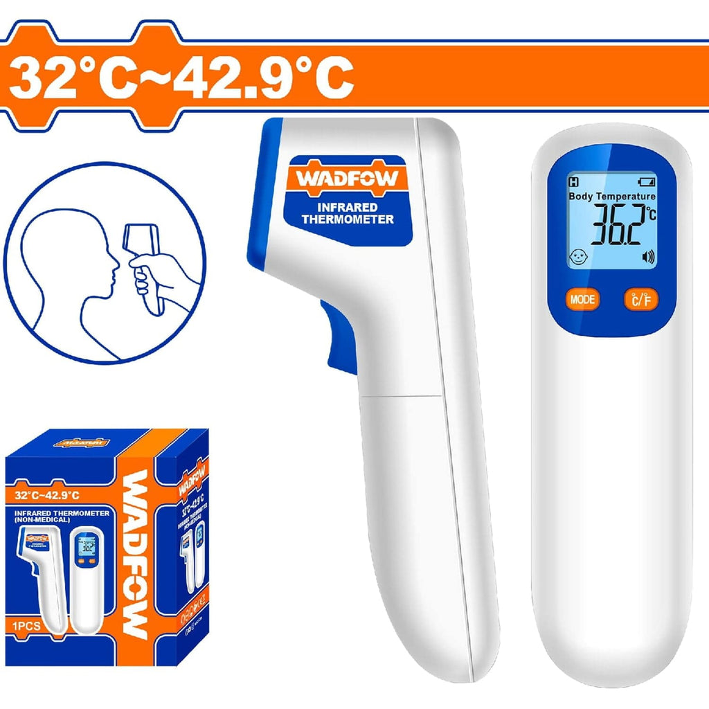 [SKUIMG]WNT2501|WNT2501.jpg|TERMÓMETRO DIGITAL. RANGO DE TEMPERATURA: HUMANOS:32°C~42.9°C . PANTALLA COLOR. MARGEN ERROR ±0.2?