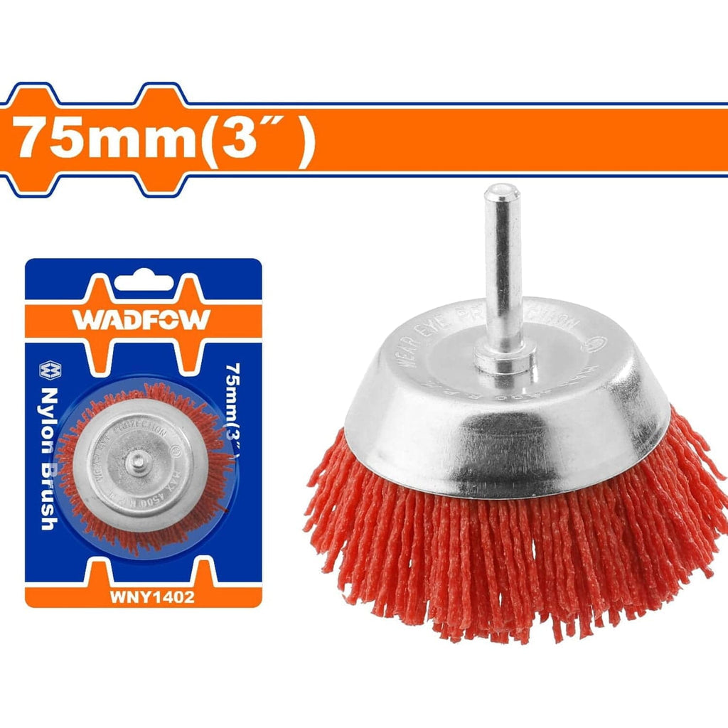 [SKUIMG]WNY1402|WNY1402.jpg|CEPILLO DE NYLON COPA CIRCULAR PARA TALADRO CON VÁSTAGO DE 75MM. LONG. CABLE:23MM