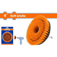 [SKUIMG]WNY1440|WNY1440.jpg|CEPILLO DE CERDAS SUAVES 4" IDEAL PARA: VIDRIO, PLÁSTICO, LAMINADO, PISOS. VÁSTAGO 1/4" HEXAGONAL.