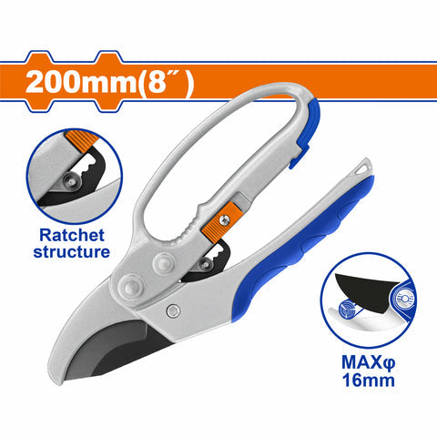 [SKUIMG]WPA1E03|TIJERA PARA PODAR 8" CORTE 16MM JARDINERIA. CORTA RAMA.