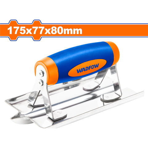 [SKUIMG]WPE3317|LLANA CON RANURA PARA CEMENTO 175X77X80MM. ACERO INOXIDABLE. MANGO DE PLÁSTICO.