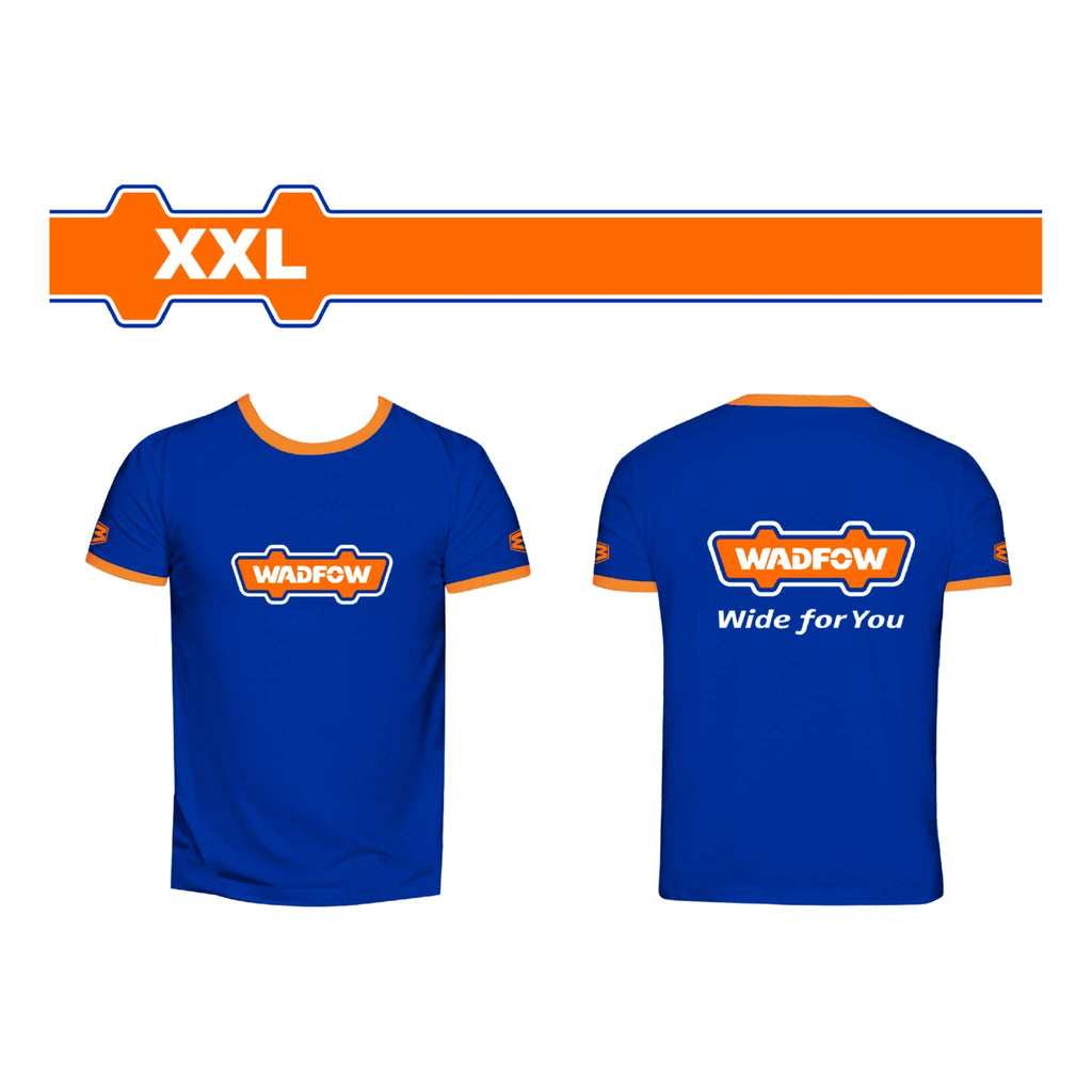 T-SHIRT XXL WADFOW MANGA CORTA 100% POLIñSTER CUELLO REDONDO. FRANELA
