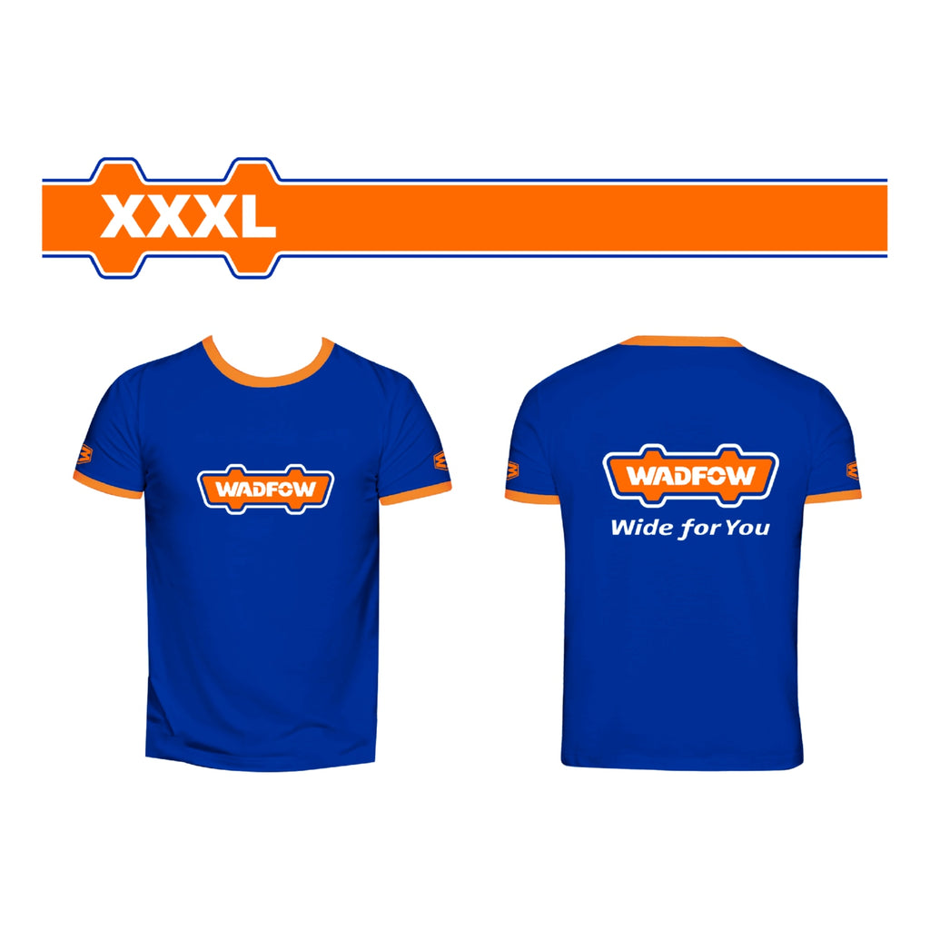 T-SHIRT(XXXL) WADFOW MANGA CORTA 100% POLIñSTER CUELLO REDONDO. FRANELA