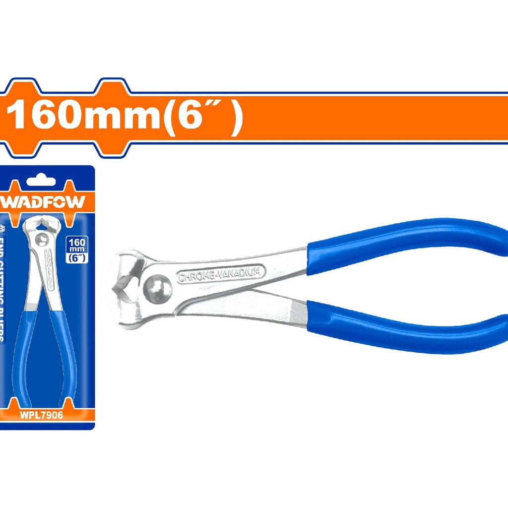 [SKUIMG]WPL7906|WPL7906.jpg|ALICATE DE CORTE FRONTAL 160MM(6") PULIDO Y ANTIÓXIDO. CON MANGO DE PLÁSTICO.