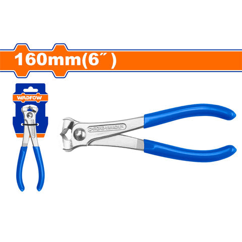[SKUIMG]WPL8C06|ALICATE DE CORTE FINAL 6" PULIDO Y ANTIOXIDO. CON MANGO DE PLASTICO.