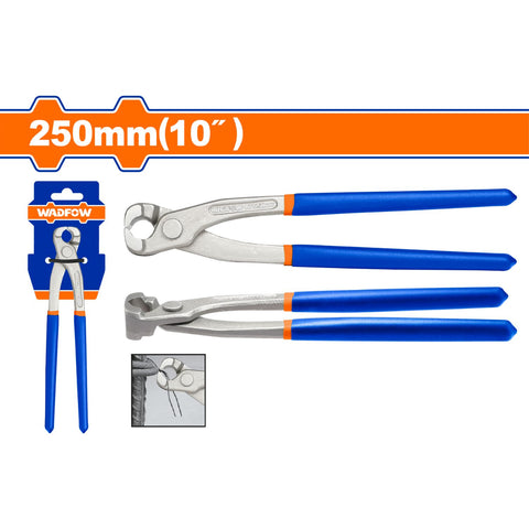 [SKUIMG]WPL8C10|WPL8C10.jpg|ALICATE DE CONEJO 10" PULIDO Y ANTIOXIDO. CON MANGO DE PLASTICO.
