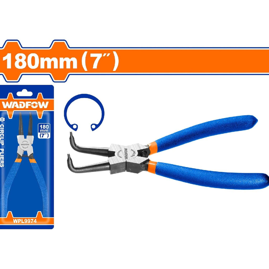 [SKUIMG]WPL9974|WPL9974.jpg|ALICATE PUNTA DOBLADA 180MM(7") INCLUYE ANILLO DE RETENCIÓN INTERNO 1.8MM. ACERO AL CARBONO.