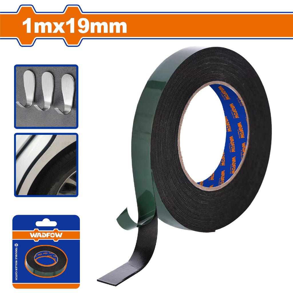 [SKUIMG]WPN8K19|CINTAS ADHESIVAS DE DOBLE CONTACTO VERDE ESP: 1MM. IDEAL PARA GOLPES, SELLO Y AISLAMIENTO.