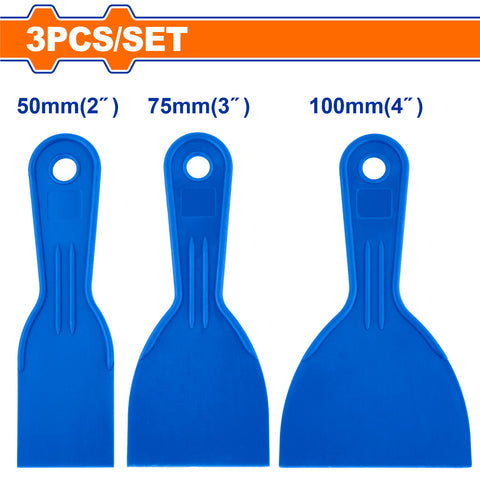 [SKUIMG]WPT3133|ESPÁTULAS DE PLÁSTICO DE 50MM(2"), 75MM(3"), 100MM(4'') RESISTENTE A