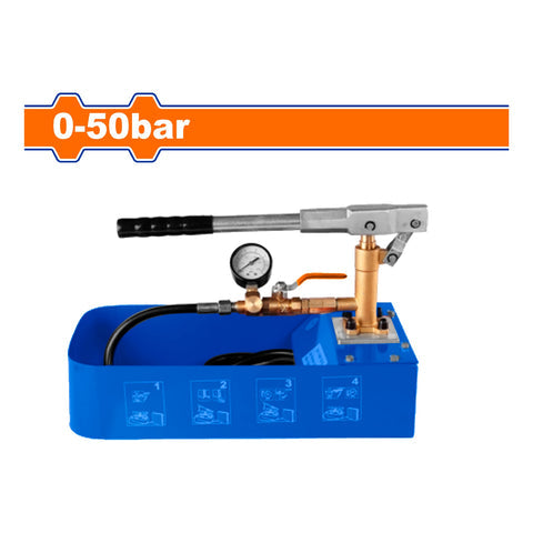 [SKUIMG]WPTP1A06|WPTP1A06.jpg|BOMBA DE PRUEBA DE PRESION 0-50BAR MANOMETRO DE TRES UNIDADES. AJUSTE PRECISO. PROBADOR DE PRESION.