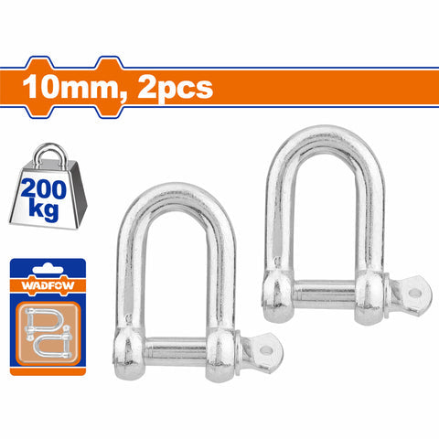 [SKUIMG]WQL3K02|WQL3K02.jpg|GRILLETE ARGOLLA PARA IZAJE DE CARGAS. CARGA DE TRABAJO: 200KG 10MM ACERO AL CARBONO. SET DE 2 PIEZA