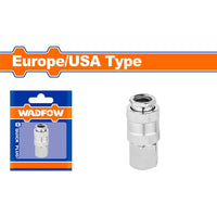 [SKUIMG]WQP0970|WQP0970.jpg|ACOPLADOR DE AIRE HEMBRA TIPO EUROPEO/AMERICANO. 1/4" CONECTORES
