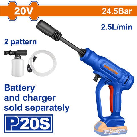 [SKUIMG]WQX0120|WQX0120.jpg|HIDROLAVADORA INALÁMBRICA 20V 2.5L