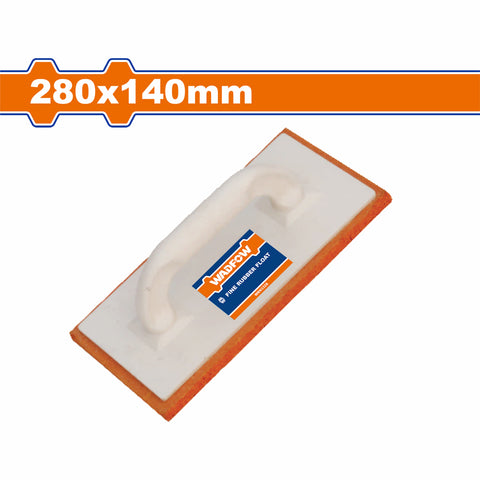 [SKUIMG]WRN3328|LLANA DE GOMA FINA 280X140MM. ESPESOR DE LA GOMA: 10MM. PARA PAREDES Y LOSAS DE CEMENTO. PALETA ESPO