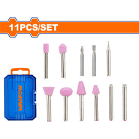 [SKUIMG]WRR2011|ACCESORIOS PARA MINI MOTOTOOL 11 PIEZAS (PIEZAS DE BROCA, TALADRO DE DIAMANTE, PIEDRA DE AMOLAR)
