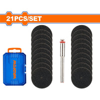 [SKUIMG]WRR3021|ACCESORIOS PARA MINI MOTOTOOL 21 PIEZAS (RUEDAS DE CORTE Y UN MANDRIL)