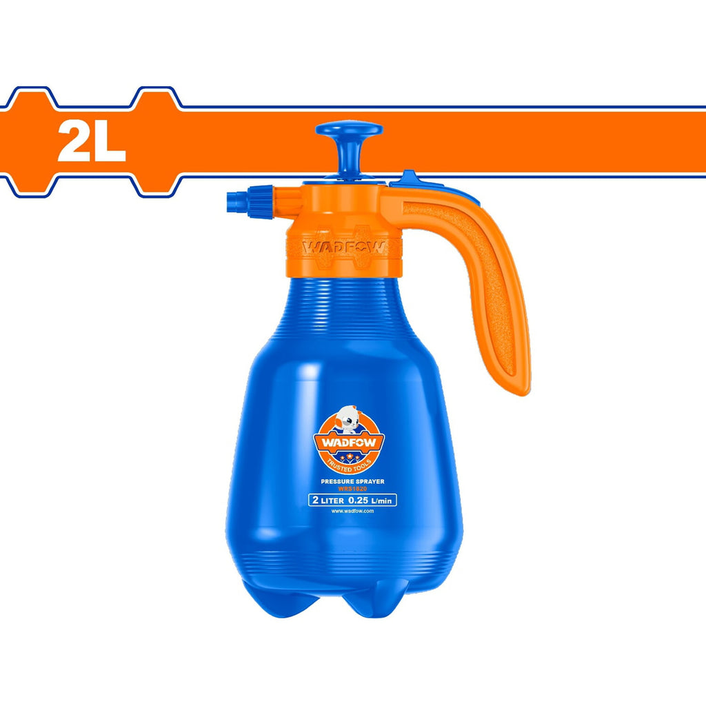 [SKUIMG]WRS1820|WRS1820.jpg|ROCIADOR SPRAY A PRESIÓN 2 L. PRESIÓN: 2.5 BAR BOQUILLA AJUSTABLE CON CHORRO RECTO Y PULVERIZADO.