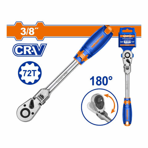 [SKUIMG]WRW4238|RATCHET DE CABEZA FLEXIBLE 3/8". CR-V.72 DIENTES