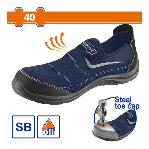 [SKUIMG]WSB1540|BOTAS DE SEGURIDAD DE TELA CON PUNTA DE ACERO Y SUELA PU. IDEAL EN TRABAJOS PESADOS.
