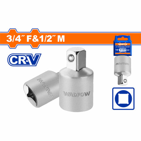[SKUIMG]WSC9234|ADAPTADOR PARA SOCKET 3/4"(F)X1/2"(M)CR-V CASQUILLO.