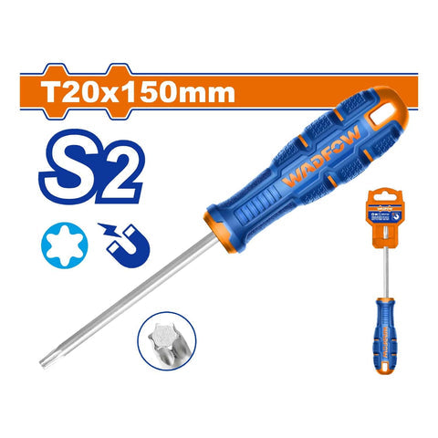 [SKUIMG]WSDD226|DESTORNILLADOR TORX 6X150MM MATERIAL DE LA HOJA: S2 TIPO DE PUNTA: TORX T20 MAGNETICO