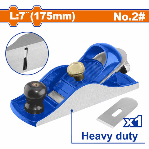 [SKUIMG]WSF2502|CEPILLO PARA MADERA CARPINTERO #2. TRABAJO PESADO Y PRECISION ULTRA ALTA. 175MM. ESPESOR: 1.8MM. CEP