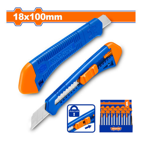 [SKUIMG]WSK2913|WSK2913.jpg|EXACTO DE PLASTICO 18X100MM. CON PULSADOR PLANO. ACERO INOXIDABLE.
