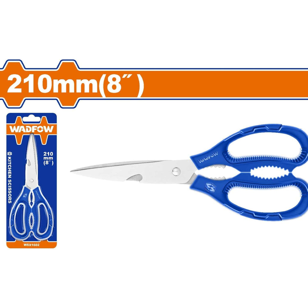 [SKUIMG]WSX1602|TIJERA DE ACERO INOXIDABLE. 8". MANGO ERGONÓMICO. GROSOR: 1.8MM