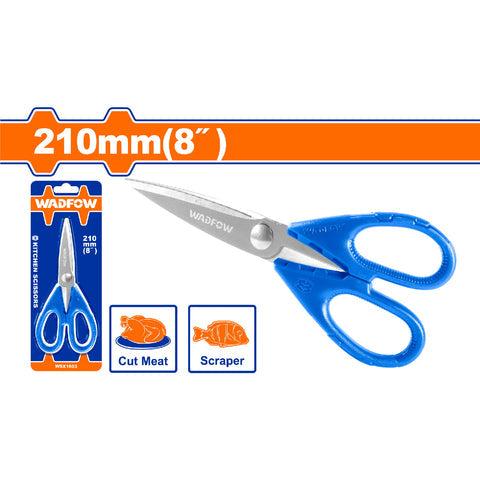 [SKUIMG]WSX1603|TIJERA DE COCINA 8" DE ACERO INOXIDABLE. ANCHO DE LA HOJILLA: 1.8MM. TIJERA DE CHEF.