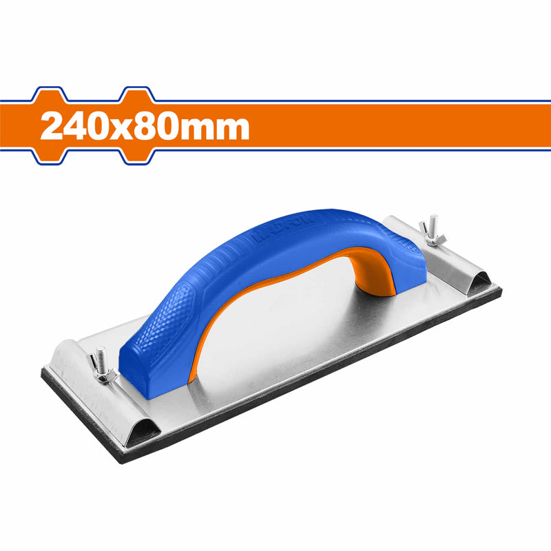 [SKUIMG]WSY1328|SOPORTE PARA LIJAS DE 240X80MM HOJA DE ALUMINIO Y BASE DE EVA. PORTA L